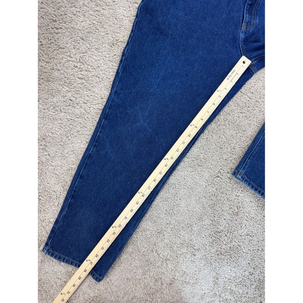 David Taylor Denim Jeans Mens 36x28 Actual) Blue Straight Leg Cotton Pants - Picture 7 of 9